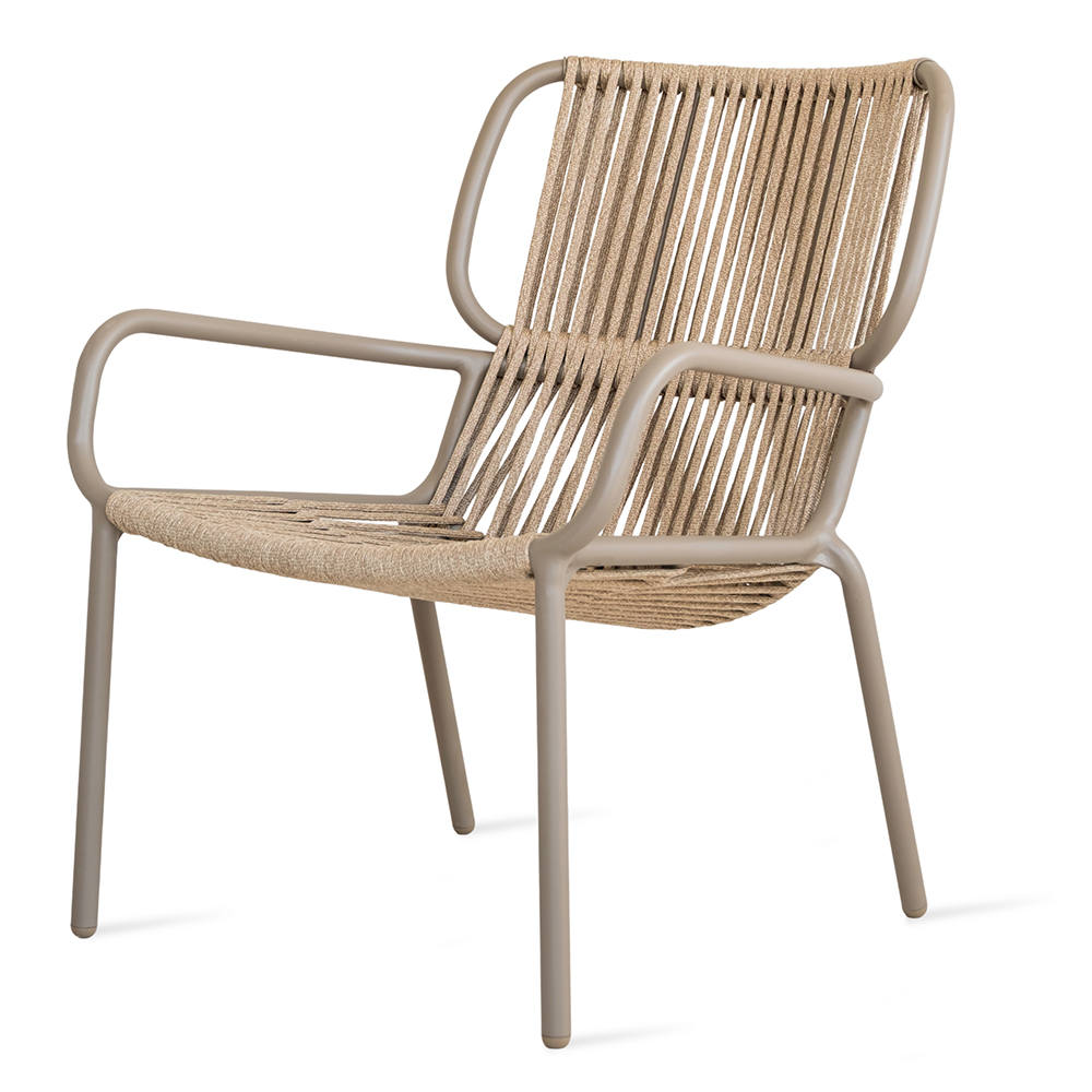 Vincent Sheppard_Ribbon Lounge Chair_Taupe_45°_FF